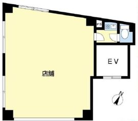 イワタビル(店舗・事務所) 1階 間取り図