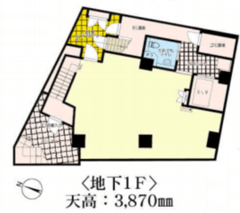 Barbizon105 地下1階 間取り図