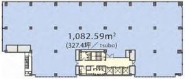 虎ノ門40MTビル 5階1 間取り図