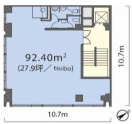 赤坂見附アネックス 6階 間取り図