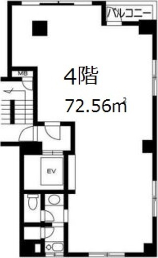 吉田ビル 4階 間取り図