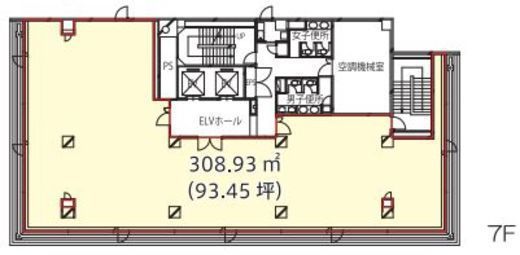 麹町ビル 7階 間取り図