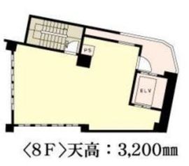 Barbizon105 8階 間取り図