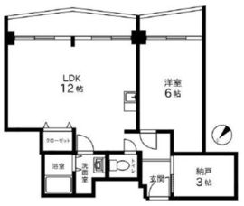 パレス青山 2階 間取り図