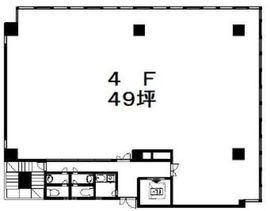 竹中ツインビル 4階 間取り図