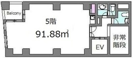 タチバナ日比谷ビル 5階 間取り図