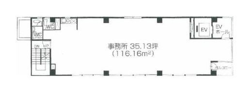 TSビル 4階 間取り図