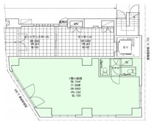 九段下SSTビル 1階 間取り図