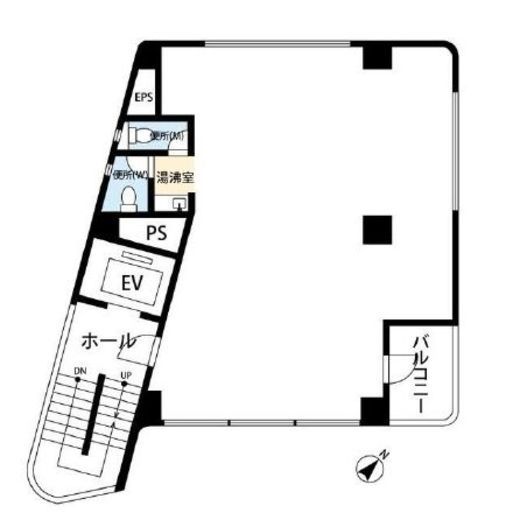 ベルエアービル 2階 間取り図
