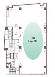 白金台ビル 3階 間取り図