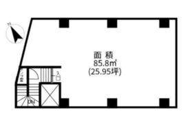 麻仁ビル恵比寿 B1階 間取り図