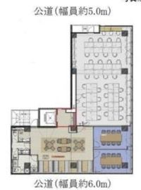 日本橋人形町プレイス 2階+3階+4階 間取り図