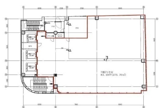BiTO AKIBA PLAZA 7階71 間取り図