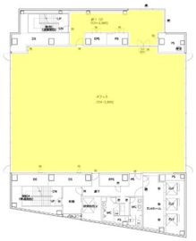 JRE神宮前メディアスクエアビル(旧:神宮前メディアスクエアビル) 6階 間取り図
