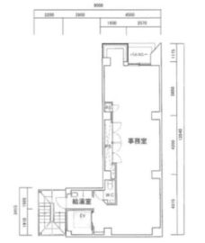 アソルティ小伝馬町Liens 3階 間取り図