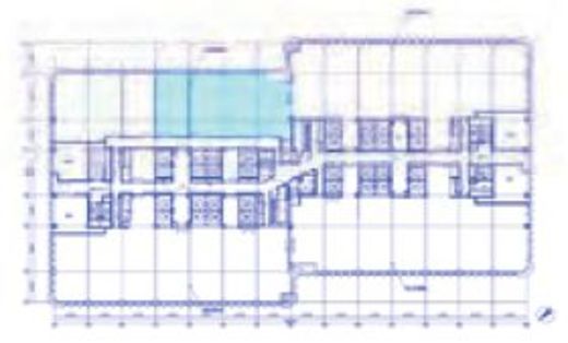 アーク森ビル 13階2 間取り図