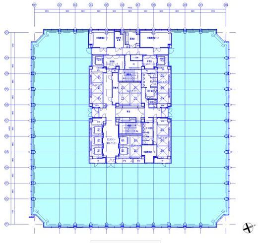 愛宕グリーンヒルズMORIタワー 27階 間取り図
