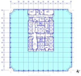 愛宕グリーンヒルズMORIタワー 27階 間取り図