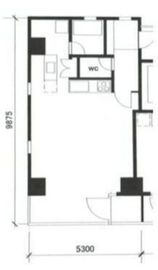 日本橋Tビル 1102 間取り図