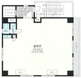 アローム赤坂 3階 間取り図