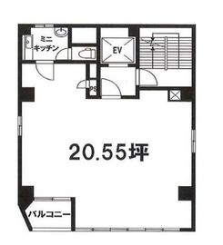 松永新富ビル 2階 間取り図