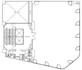 新宿北西ビル 5階 間取り図