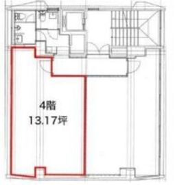 日本橋滄浪閣ビル 4階西 間取り図