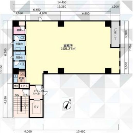KAMAYAビル 3階 間取り図