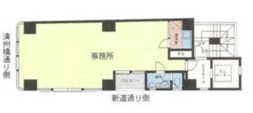 U・Mビル 2階 間取り図