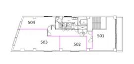 安和宝町ビル 504 間取り図