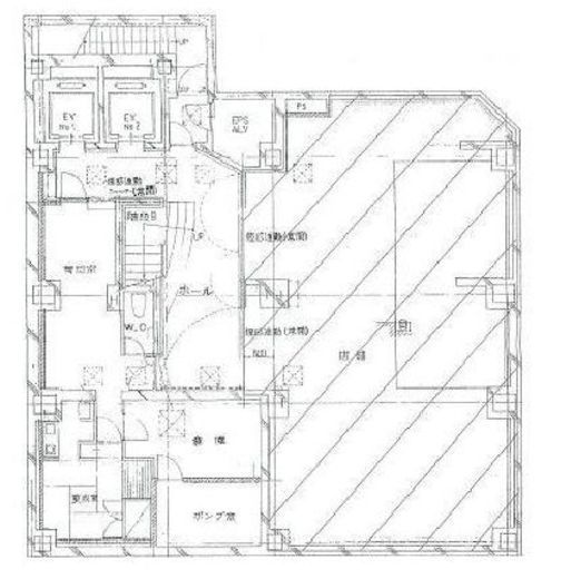 SVAX大門ビル B1階 間取り図