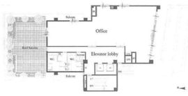 一番町SQUARE 7階 間取り図