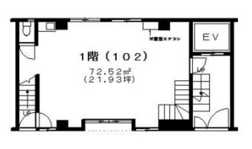 丸大ビル 102 間取り図