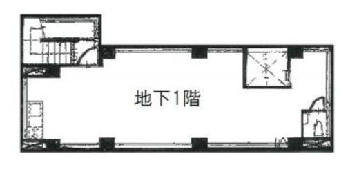 プリモKS1ビル B1階 間取り図