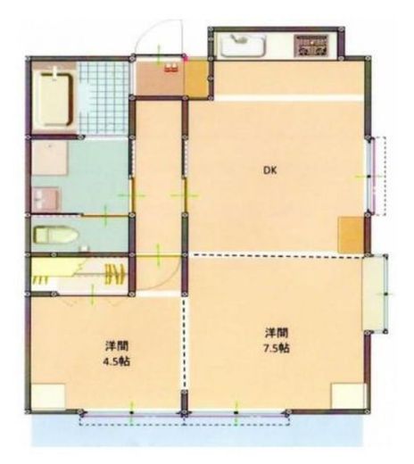 Jakowa東日本橋 801 間取り図