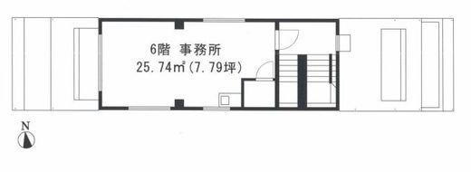 リブラ東日本橋1 6階 間取り図