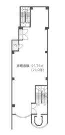 岩本ビル(渋谷) 2階 間取り図