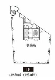 虎ノ門ピアザビル 4階 間取り図