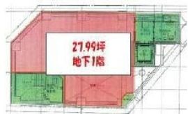 恵比寿西ビル B1階 間取り図