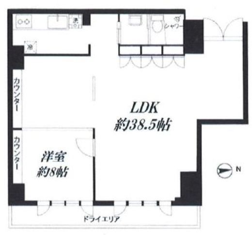 スペーシア秋葉原(事務所) B1階 間取り図