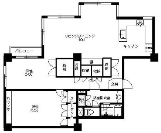 原宿ビューパレー 705 間取り図