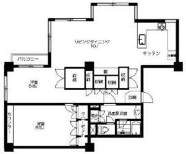 原宿ビューパレー 705 間取り図