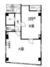 愛三ビル 3階 間取り図