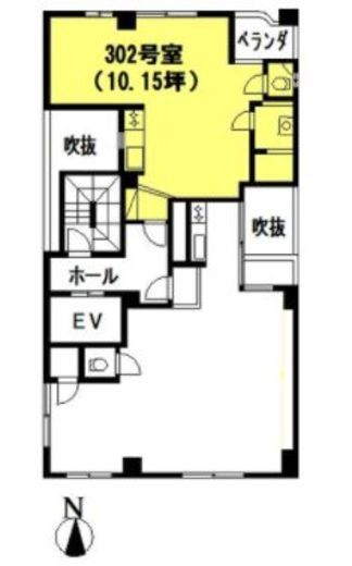 木村ビル 302 間取り図
