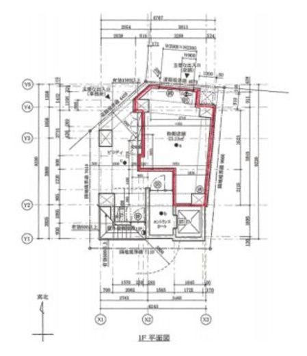 石田ビル東神田 1階 間取り図