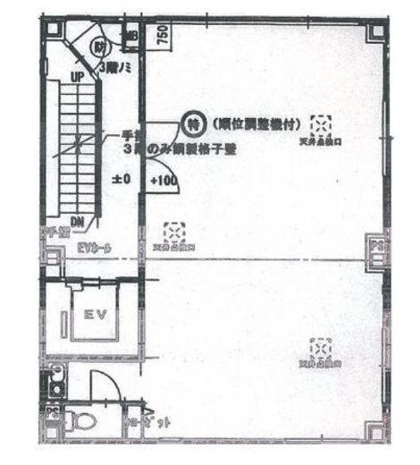 リバーウエスト 2階 間取り図