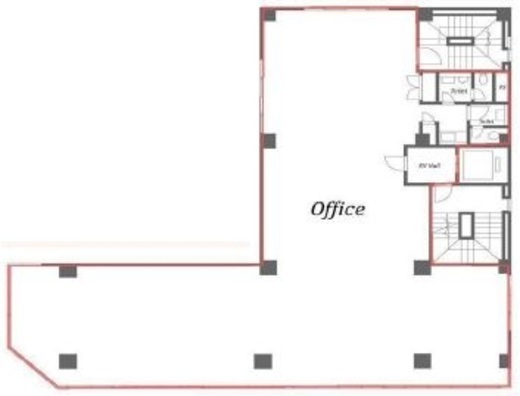 ARISTO虎ノ門（宮田ビル） 2階 間取り図