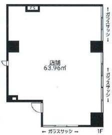 プレイアデ虎ノ門(店舗・事務所) 101 間取り図