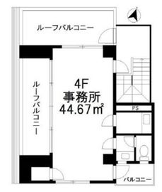 代々木上原PDビル 4階 間取り図