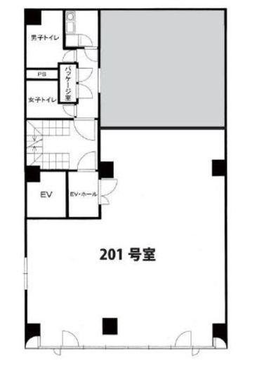東味ビル 201 間取り図